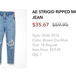 AE Ripped Mom Jeans